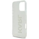 Karl Lagerfeld IML Rhinestones Logo Transparent Kryt iPhone 16 Pro