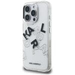 Karl Lagerfeld IML Sketched Graphic Transparent Kryt iPhone 16 Pro Max