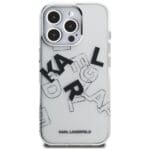 Karl Lagerfeld IML Sketched Graphic Transparent Kryt iPhone 16 Pro Max