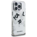 Karl Lagerfeld IML Sketched Graphic Transparent Kryt iPhone 16 Pro Max