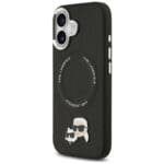 Karl Lagerfeld Karl & Choupette Pins MagSafe Black Kryt iPhone 17