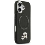 Karl Lagerfeld Karl & Choupette Pins MagSafe Black Kryt iPhone 17