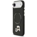 Karl Lagerfeld Karl & Choupette Pins MagSafe Black Kryt iPhone 17 Air
