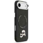 Karl Lagerfeld Karl & Choupette Pins MagSafe Black Kryt iPhone 17 Air