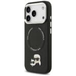 Karl Lagerfeld Karl & Choupette Pins MagSafe Black Kryt iPhone 17 Pro Max