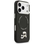 Karl Lagerfeld Karl & Choupette Pins MagSafe Black Kryt iPhone 17 Pro Max