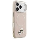 Karl Lagerfeld Karl & Choupette Pins MagSafe Pink Kryt iPhone 17 Pro
