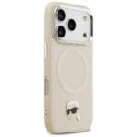 Karl Lagerfeld Karl Pin MagSafe Beige Kryt iPhone 17 Pro