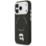 Karl Lagerfeld Karl Pin MagSafe Black Kryt iPhone 17 Pro