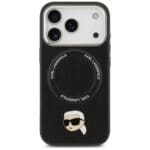 Karl Lagerfeld Karl Pin MagSafe Black Kryt iPhone 17 Pro
