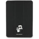 Karl Lagerfeld KLFC11RM24SAKCK iPad Air 11" 2024 Book Cover Black Saffiano Magnetic Karl &Choupette