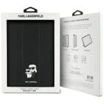 Karl Lagerfeld KLFC11RM24SAKCK iPad Air 11" 2024 Book Cover Black Saffiano Magnetic Karl &Choupette
