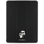 Karl Lagerfeld KLFC13PM24SAKCK iPad Pro 13" 2024 Book Cover Black Saffiano Magnetic Karl &Choupette