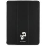 Karl Lagerfeld KLFC13RM24SAKCK iPad Air 13" 2024 Book Cover Black Saffiano Magnetic Karl &Choupette