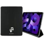 Karl Lagerfeld KLFC13RM24SAKCK iPad Air 13" 2024 Book Cover Black Saffiano Magnetic Karl &Choupette