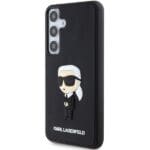 Karl Lagerfeld KLHCM3DRKINK S926 Black Hardcase 3D Rubber Ikonik Kryt Samsung Galaxy S24 Plus