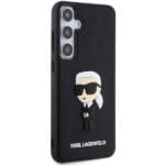 Karl Lagerfeld KLHCM3DRKINK S926 Black Hardcase 3D Rubber Ikonik Kryt Samsung Galaxy S24 Plus