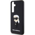 Karl Lagerfeld KLHCM3DRKINK S926 Black Hardcase 3D Rubber Ikonik Kryt Samsung Galaxy S24 Plus