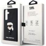 Karl Lagerfeld KLHCM3DRKINK S926 Black Hardcase 3D Rubber Ikonik Kryt Samsung Galaxy S24 Plus