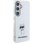 Karl Lagerfeld KLHCMHNCHTCT S926 Transparent Hardcase IML Choupette Kryt Samsung Galaxy S24 Plus