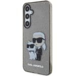 Karl Lagerfeld KLHCMHNKCTGK S926 Black Hardcase Glitter Karl&Choupette Kryt Samsung Galaxy S24 Plus