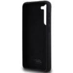 Karl Lagerfeld KLHCMSMHCNPK S926 Black Hardcase Silicone Choupette Metal Pin Kryt Samsung Galaxy S24 Plus