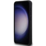 Karl Lagerfeld KLHCMSMHKCNPK S926 Hardcase Black Silicone Karl&Choupette Metal Pin Kryt Samsung Galaxy S24 Plus