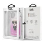 Karl Lagerfeld KLHCN58TRDFKPI Pink Gradient Ikonik Karl Kryt iPhone 11 Pro