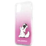 Karl Lagerfeld KLHCN65CFNRCPI Hardcase Pink Choupette Fun Kryt iPhone 11 Pro Max