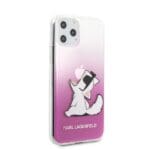 Karl Lagerfeld KLHCN65CFNRCPI Hardcase Pink Choupette Fun Kryt iPhone 11 Pro Max