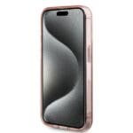 Karl Lagerfeld KLHCP15LHKLPCHP Pink Hardcase IML Choupette Head & Monogram Kryt iPhone 15 Pro