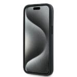Karl Lagerfeld KLHCP15MPQDSMGK Black Hardcase Diagonal Quilted S Kryt iPhone 14 Plus/15 Plus