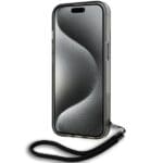 Karl Lagerfeld KLHCP15SHKDPNSK Black Hardcase IML Mono KL Pattern & C Kryt iPhone 13/14/15
