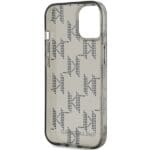 Karl Lagerfeld KLHCP15SHKDPNSK Black Hardcase IML Mono KL Pattern & C Kryt iPhone 13/14/15