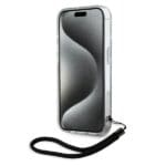 Karl Lagerfeld KLHCP15XHZBPKCCUPurple Zebra With Cord Kryt iPhone 15 Pro Max