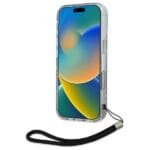 Karl Lagerfeld KLHCP16LHZBPKCCU Purple Zebra With Cord Kryt iPhone 16 Pro