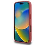 Karl Lagerfeld KLHCP16LPQDSMGR Red Hardcase Quilted Signature Kryt iPhone 16 Pro