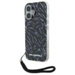 Karl Lagerfeld KLHCP16MHZBPKCCU Purple Zebra With Cord Kryt iPhone 16 Plus