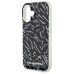 Karl Lagerfeld KLHCP16SHZBPKCCU Purple Zebra With Cord Kryt iPhone 16