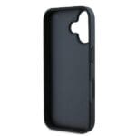 Karl Lagerfeld KLHCP16SPGKLCHPK Black Hardcase Monogram Choupette Head Pin Kryt iPhone 16
