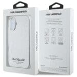 Karl Lagerfeld KLHCP16SPGWCMKHG Hardcase Grey hotel RSG Kryt iPhone 16