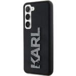 Karl Lagerfeld KLHCS3DMBKCK S921 Black Hardcase 3D Rubber Glitter Logo Kryt Samsung Galaxy S24