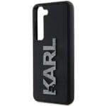 Karl Lagerfeld KLHCS3DMBKCK S921 Black Hardcase 3D Rubber Glitter Logo Kryt Samsung Galaxy S24