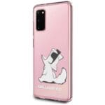 Karl Lagerfeld KLHCS62CFNRC G980 Transparent Choupette Fun Kryt Samsung Galaxy S20