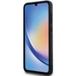 Karl Lagerfeld KLHCSGCNPSG 6 Silver Hardcase Fixed Glitter Ikonik Metal Pin Kryt Samsung Galaxy A35 5G