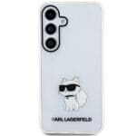 Karl Lagerfeld KLHCSHNCHTCT S921 Transparent Hardcase IML Choupette Kryt Samsung Galaxy S24