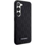 Karl Lagerfeld KLHCSSAKLHPK S921 Hardcase Black Saffiano Mono Metal Logo Kryt Samsung Galaxy S24