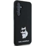 Karl Lagerfeld KLHCSSMHCNPK 6 Black Hardcase Silicone Choupette Kryt Samsung Galaxy A35 5G