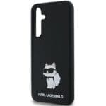 Karl Lagerfeld KLHCSSMHCNPK 6 Black Hardcase Silicone Choupette Kryt Samsung Galaxy A35 5G