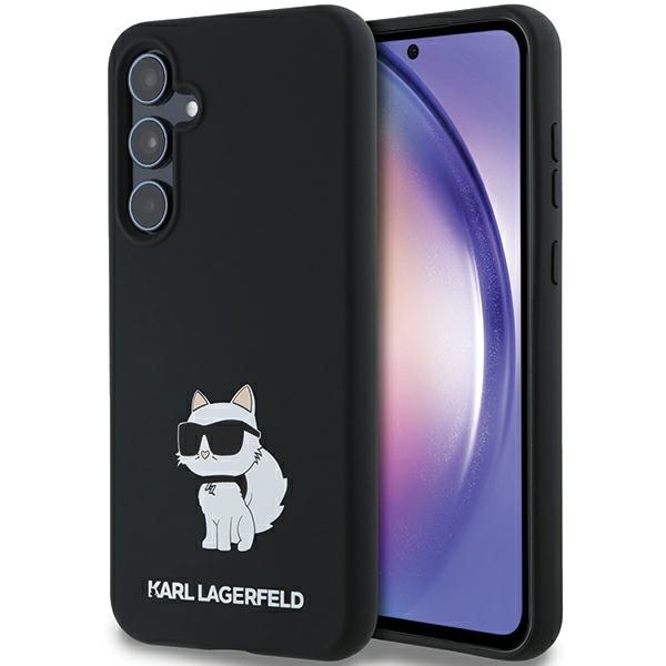 Karl Lagerfeld KLHCSSMHCNPK 6 Black Hardcase Silicone Choupette Kryt Samsung Galaxy A35 5G